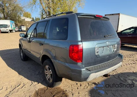 2005 Honda Pilot Ex from USA, damaged, VIN 5FNYF18445B060323